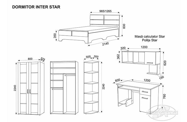 Dormitor INTER STAR